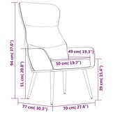 Relaxstoel stof taupe - 29% Korting!