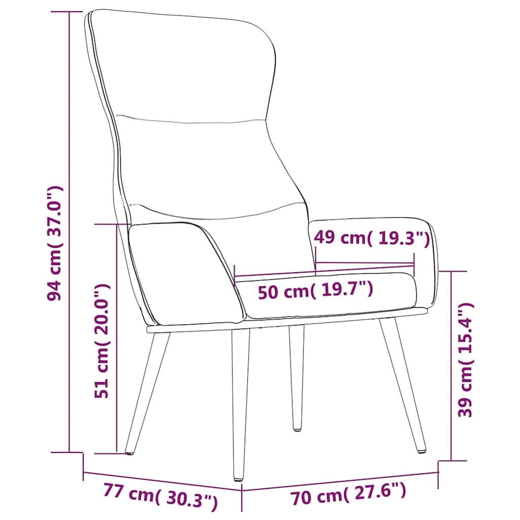 Relaxstoel stof taupe - 29% Korting!