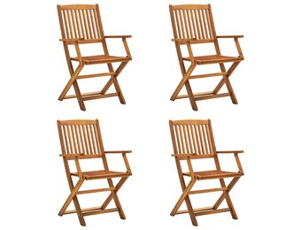 4x Houten Klapstoelen Acaciahout - 54% Korting