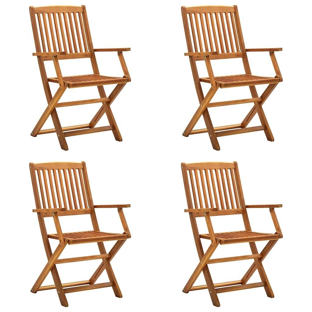 4x Houten Klapstoelen Acaciahout - 54% Korting