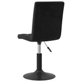 Draaibare Eetkamerstoelen (2 stuks) - Zwart Fluweel - 54% Korting