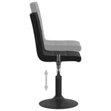 Draaibare Eetkamerstoelen (2 stuks) - Zwart Fluweel - 54% Korting