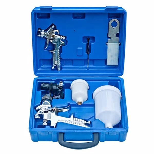 vidaXL 2x HVLP Verfspuiten met 0.8 & 1.4mm Mondstuk - 34% Korting