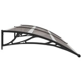Deurluifel 240x100 cm PC Zwart - 34% Korting!