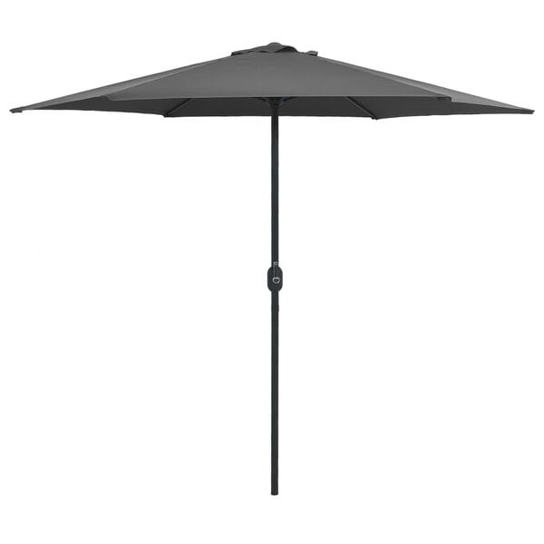 Antraciet Parasol met Aluminium Paal 270x246 cm - 34% Korting
