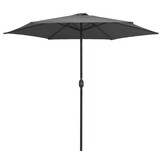 Antraciet Parasol met Aluminium Paal 270x246 cm - 34% Korting