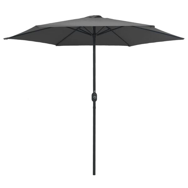 Antraciet Parasol met Aluminium Paal 270x246 cm - 34% Korting