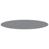 Zwembadgrondzeil Polyester Geotextiel Lichtgrijs Ø396 cm - 32% Korting!