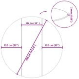 Zwembadgrondzeil Polyester Geotextiel Lichtgrijs Ø396 cm - 32% Korting!