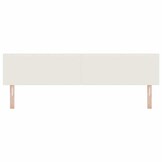 vidaXL Hoofdbord Crème 200 cm Katoen Stof