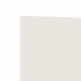 vidaXL Hoofdbord Crème 200 cm Katoen Stof