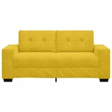 vidaXL Loveseat Sofa Geel 180x77x82 cm Fluweel