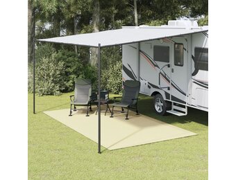 vidaXL Tenttapijt 4x2,5 m crèmekleurig