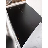 vidaXL Schoenenkast 59x17x81 cm bewerkt hout zwart