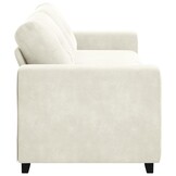3-Zits Bank Crème Fluweel 220 cm met 35% Korting