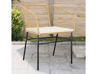 vidaXL Tuinstoelen 2 st. met kussens, polyrattan bruin - 34% Korting
