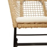 VidaXL Tuinstoelen Set: 2x Poly Rattan Bruin met Crèmewitte Kussens (34% Korting)