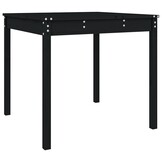vidaXL Tuintafel Grenenhout Zwart 82,5x82,5x76 cm - 33% Korting!