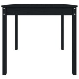 vidaXL Tuintafel Grenenhout Zwart 82,5x82,5x76 cm - 33% Korting!