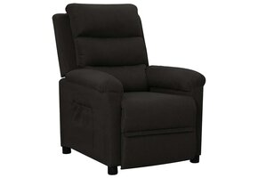 Verstelbare Fauteuil met Stofbekleding - Zwart - 34% Korting