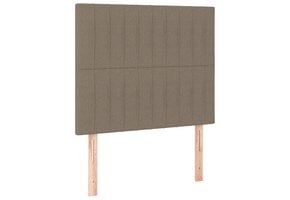 Hoofdbord taupe stof 90x5x118/128 cm - 29% korting