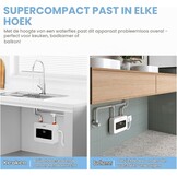 Doorstroomboiler Mini 3,6 kW Wit - Direct Warm Water met 29% Korting