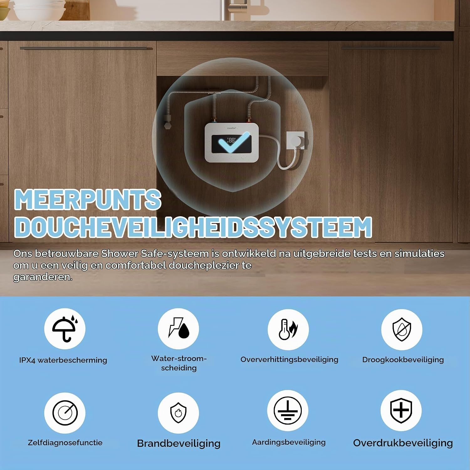 Doorstroomboiler Mini 3,6 kW Wit - Direct Warm Water met 29% Korting