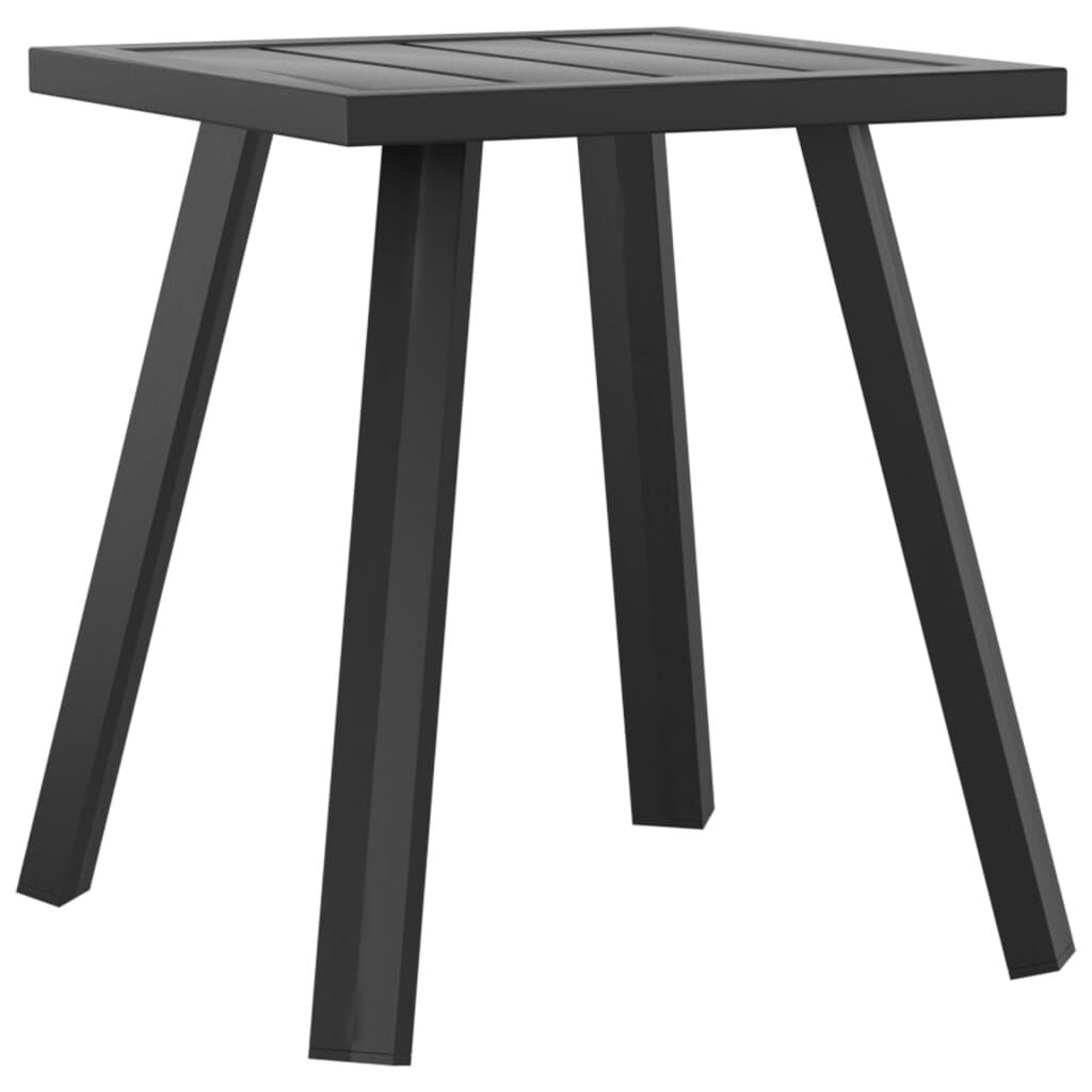 VidaXL Tuintafel Staal Antraciet 34x34x38 cm - 51% Korting