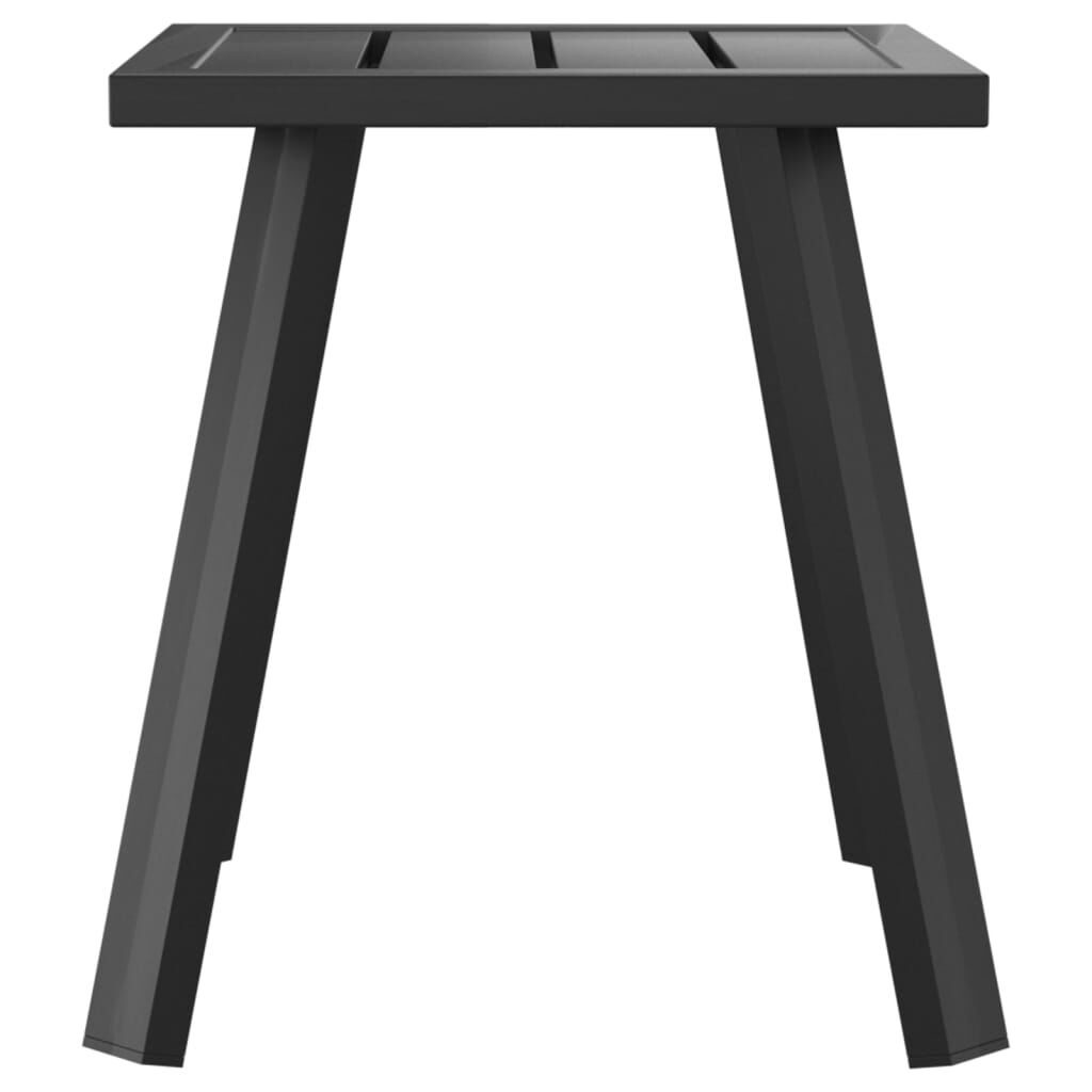 VidaXL Tuintafel Staal Antraciet 34x34x38 cm - 51% Korting