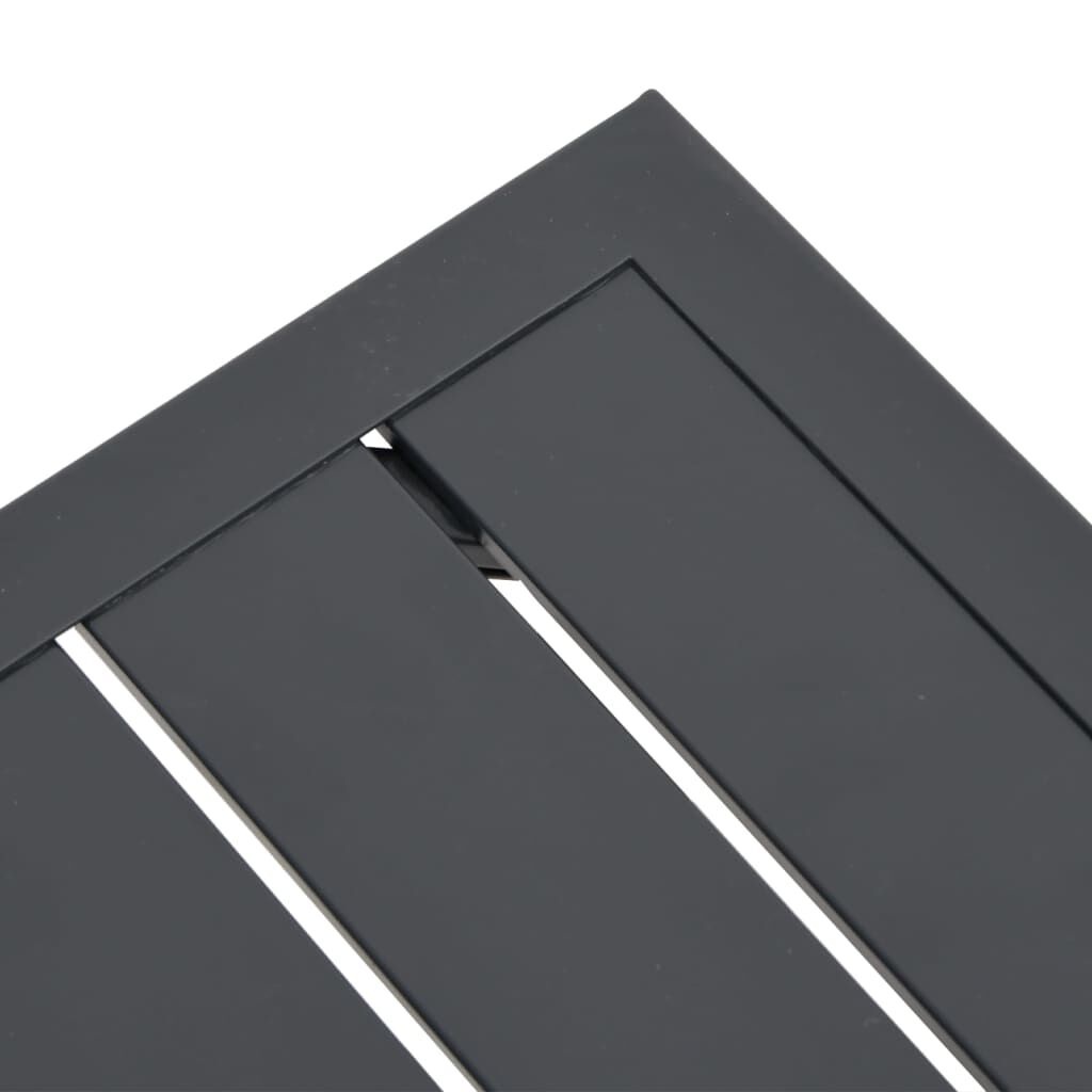 VidaXL Tuintafel Staal Antraciet 34x34x38 cm - 51% Korting