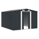 VidaXL Metalen Tuinschuur Antraciet (257x298x178cm) - 60% Korting