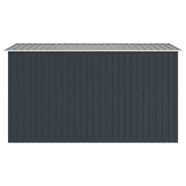 VidaXL Metalen Tuinschuur Antraciet (257x298x178cm) - 60% Korting