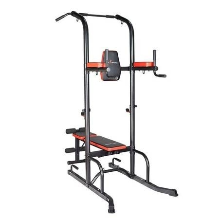 Halterbank met Pull Up Bar - Multifunctioneel Verstelbaar - 33% Korting