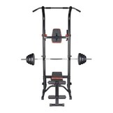 Halterbank met Pull Up Bar - Multifunctioneel Verstelbaar - 33% Korting