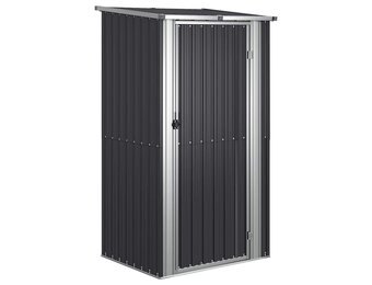 vidaXL Tuinschuur 118,5x97x209,5 cm gegalvaniseerd staal antraciet