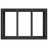 vidaXL Plantenbak 120x80x80 cm staal zwart