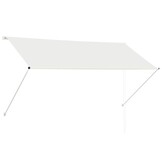 vidaXL Luifel uittrekbaar 250x150 cm crème