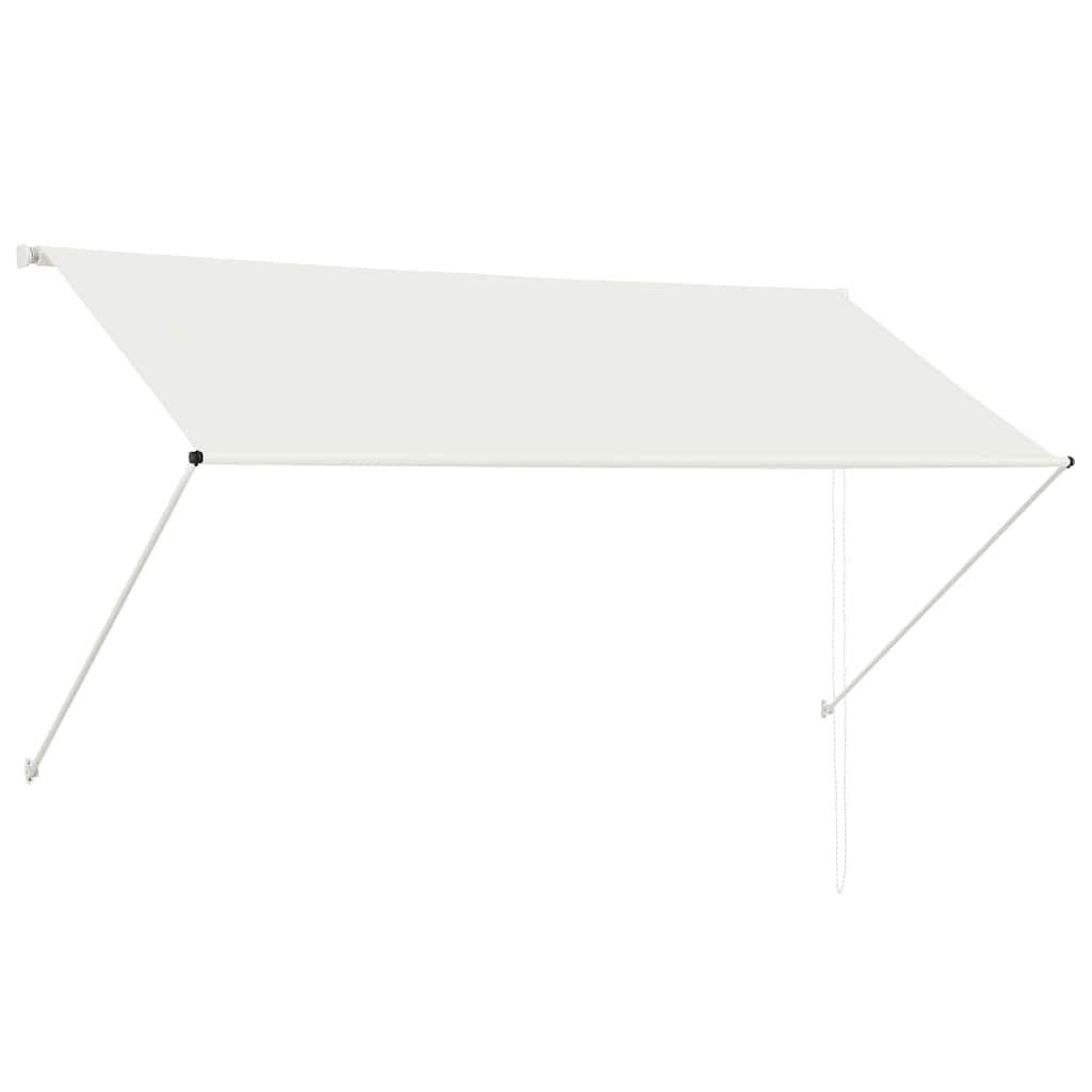 vidaXL Luifel uittrekbaar 250x150 cm crème