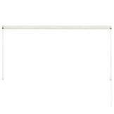 vidaXL Luifel uittrekbaar 250x150 cm crème