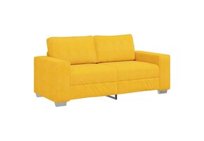 Loveseat Sofa Lichtgeel Corduroy Stof - 35% Korting