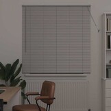 vidaXL Venetiaanse jaloezie zilver 130 x 130 cm 25 mm Aluminium