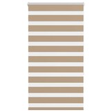 vidaXL Zebra Blind 70x150 cm stofbreedte 65,9 cm polyester zandbruin