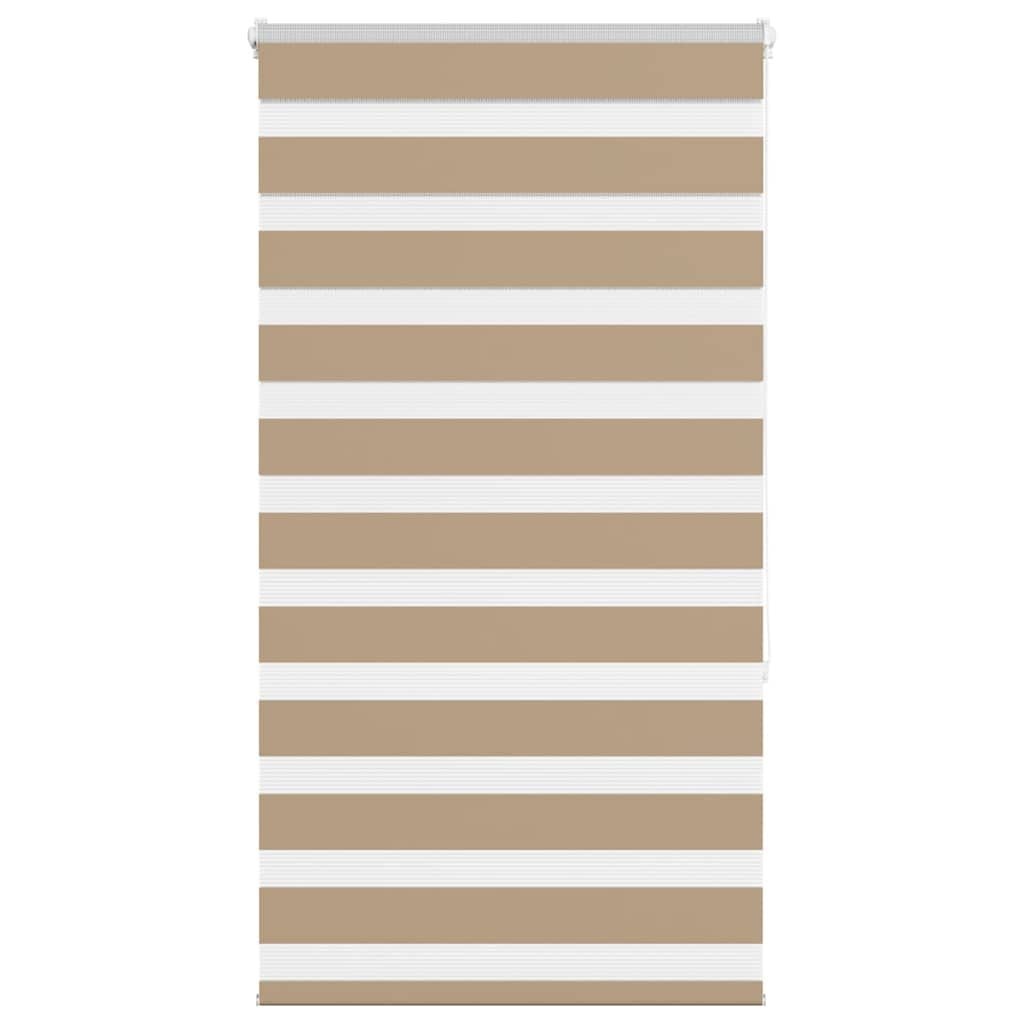 vidaXL Zebra Blind 70x150 cm stofbreedte 65,9 cm polyester zandbruin