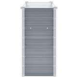 vidaXL Plantenbak verhoogd 160x40x77 cm gegalvaniseerd staal grijs