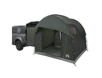 vidaXL Tailgate Tent met Regenfly Waterdicht 4-persoons Legergroen