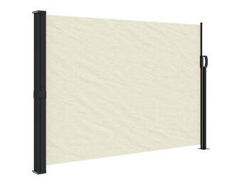 Uittrekbaar Windscherm 140x600 cm Crème - 29% Korting