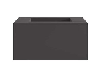 vidaXL Vuurkom Zwart 60 x 60 x 30 cm weervast staal