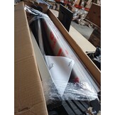 vidaXL Deurluifel 350x100 cm polycarbonaat zwart