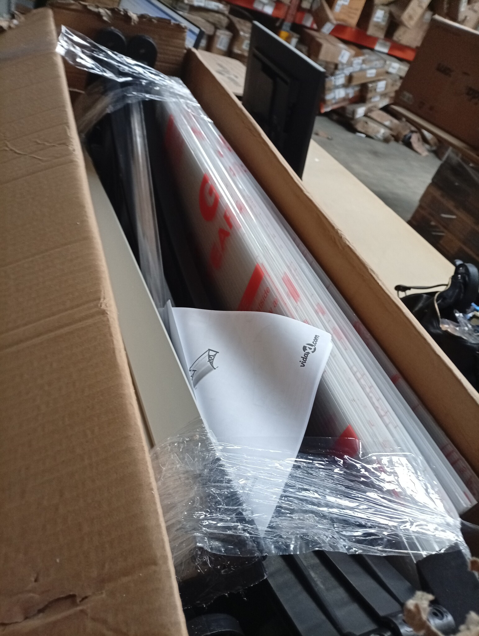 vidaXL Deurluifel 350x100 cm polycarbonaat zwart