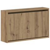 vidaXL Wandgemonteerde Schoenkast ARNHEM 71 x 17 x 43 cm Bewerkt hout